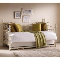 Ashfield Premier Metal Frame Daybed & Underbed Trundle in White | Size: Single