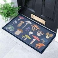 Artsy Mats Mixed Wild Mushroom Doormat 70 X 40Cm , Multi