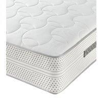Somnior 28CM Deep Medium Firm Memory Foam Pocket Sprung Mattress, 7 Zone Comfort & Support Alovera Mattress in White | Size: Small Double