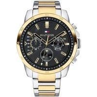 Tommy Hilfiger 1791559 Black Stainless Steel Quartz Watch For Men - 2 Yr Warranty
