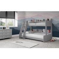 Premium Modern Light Grey Triple Sleeper Bunk Bed