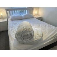 Clifton Microfibre Duvet - 4.5 Tog in White | Size: Single