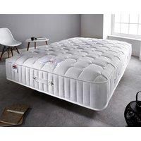 Somnior Sovereign 3500 Pressure Relief Cushioned Support Medium Firm Mattress in White | Size: King
