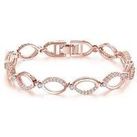 Multi-Linked Bracelet+Valentine Box - Silver