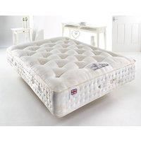 Somnior Elizabeth Two Sided Medium Soft & Medium Firm Mattress Natural Fillings in White | Size: Single