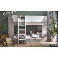Taupe and White Finish Bunk Bed 3ft (90cm)