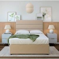 Bedmaster Majestic 1000 Pocket Sprung Plush Velvet Divan Set in Natural | Size: Single