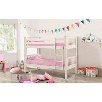 Premium Stone White Finish Shaker Style Bunk Bed