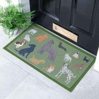 Artsy Mats Dog Breeds Doormat 70 X 40Cm , Multi