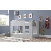 Ashfield Dove Grey Pod Bunk Bed in Pale Grey | Size: Single