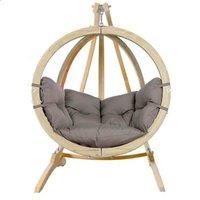 Amazonas Globo Hammock Single Seater Chair Set - Taupe