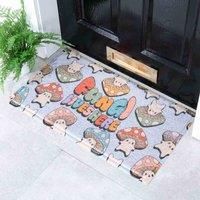 Artsy Doormats Multi Fungi Lives Here Doormat (70 X 40Cm)