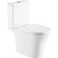 Premium OPENBACK Rimless Pan Toilet Set
