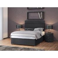 Bedmaster Super Ortho Orthopaedic Linen 4 Drawer Divan Set in Charcoal | Size: Small Double