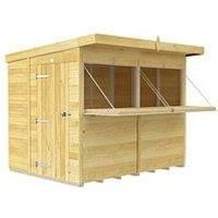 Flat Pack Sheds DIY Sheds 8 x 8 BAR, Brown