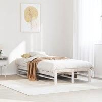 Berkfield Home Bed Frame without Mattress White 100x200 cm Solid Wood Pine