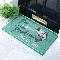 Artsy Doormats Green Fishing Doormat (70 X 40Cm)