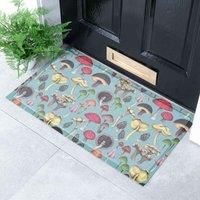 Artsy Mats Wild Mushroom X Celia Battaini Doormat 70 X 40Cm , Multi