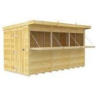 Flat Pack Sheds DIY Sheds 12 x 8 BAR, Brown