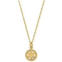 Chlobo Gold Tiny Twisted Rope Chain Heart Chakra Necklace
