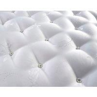 Somnior Optimum 3000 Memory Foam Pocket Medium Firm Mattress in White | Size: Double