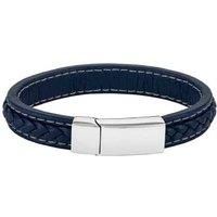 Men'S Leather Bracelet+Valentine Box - Black