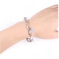 To Sister Bracelet Tag + Message Box - Silver