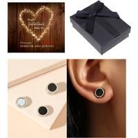 Magnetic Black Earring+Valentine Box