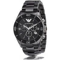 Emporio Armani AR1421 Men's Chronograph Black Ceramic Watch!