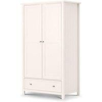 Premier Pure White 2 Doors Combination Wardrobe