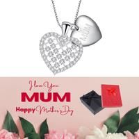Necklace With Mum Tag+Md Box - Silver
