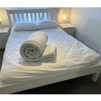 Clifton High Quality Hollowfibre Duvet - 15 Tog in White | Size: Single