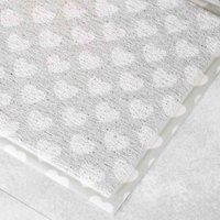 Artsy Doormats Grey Heart Pattern Doormat (70 X 40Cm)