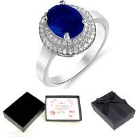 Blue Crystal Ring + Special Msg Box
