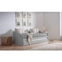 Ashfield Premier Dove Grey Day Bed & Pull Out Bed in Light Grey | Size: Single