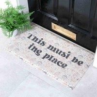 Artsy Doormats Multi This Must Be The Place Doormat (70 X 40Cm)