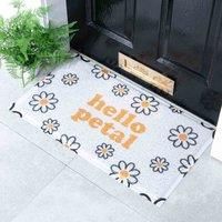 Artsy Doormats Multi Hello Petal Doormat (70 X 40Cm)