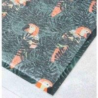 Artsy Doormats Green Jungle Bird Doormat (70 X 40Cm)