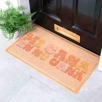Artsy Doormats Orange Mi Casa Su Casa Doormat (70 X 40Cm)