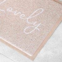Artsy Doormats Beige Hello Lovely Doormat (70 X 40Cm)