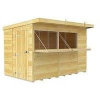 Flat Pack Sheds DIY Sheds 10 x 8 BAR, Brown