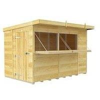 Flat Pack Sheds DIY Sheds 10 x 6 BAR, Brown