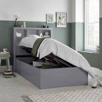 Bedmaster Oscar Grey Wooden Ottoman Bed, Grey