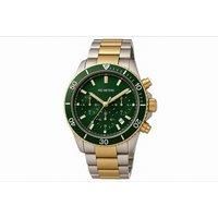 Emporio Armani AR11361 Diver Men's Chronograph Watch - With Green Dial and Chronograph Function