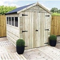 7 x 6 Premier Pressure Treated Apex Shed