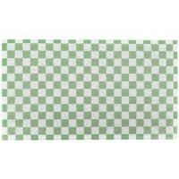 Artsy Doormats Green Green Check Doormat (70 X 40Cm)
