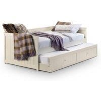 Ashfield Premier Stone White Wooden Daybed with Underbed Trundle | Size: Single