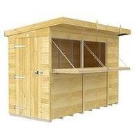 Flat Pack Sheds DIY Sheds 10 x 4 BAR, Brown