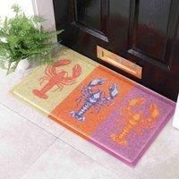 Artsy Doormats Multi Lobster Doormat 70 X 40Cm