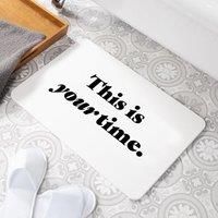 This is your time Stone Non Slip Bath Mat
